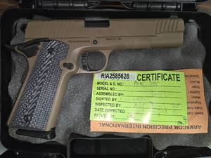 lot 168 image: Rock Island M1911 A1 FDE