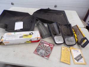 lot 27 image: Weather Tech Mats, Extend Mirrors and Tools