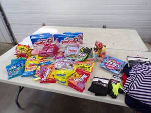 lot 16 image: Candy Lot, and Clothing recently expired product