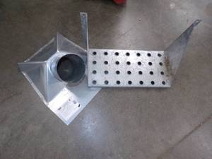 lot 19 image: Galvanized Bolt on Step and Frost Proof Flashing