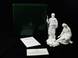 lot 3 image: Lenox The Holy Family Nativity Sculpture Set with Original Box