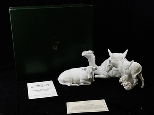 lot 5 image: Lenox The Nativity Animals of the Nativity Porcelain Figurines Set with Box