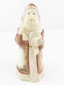 lot 24B image: Limited Edition Fenton Hand Painted Santa Claus Figurine by T. Gaskins #29833750