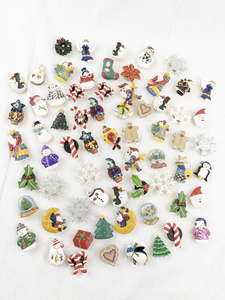 lot 78A image: Large Collection of Holiday and Christmas-Themed Button Covers