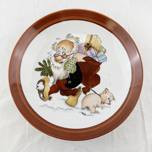 lot 83 image: Lehmann Weiden Bavaria Christmas Collector Plate 1988 Signed