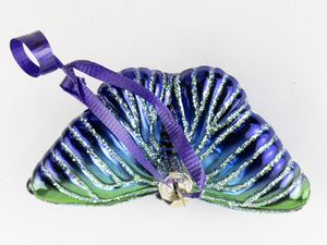 lot 135 image: Old World Christmas Glass Butterfly Ornament with Box