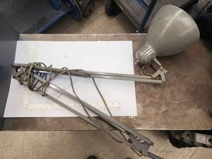 lot 72 image: Vintage Adjustable Bench Light (587872)