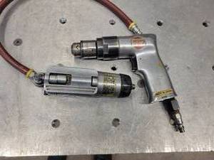 lot 132 image: Pneumatic Drill and Pneumatic Wrench (588005)