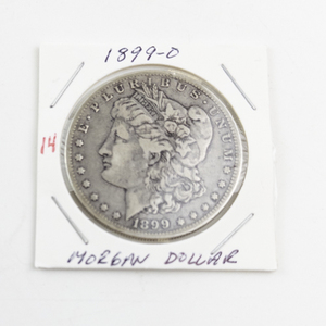 lot 14 image: 1899-O Morgan Silver Dollar Coin