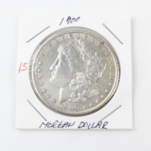 lot 15 image: 1900 Morgan Silver Dollar Coin