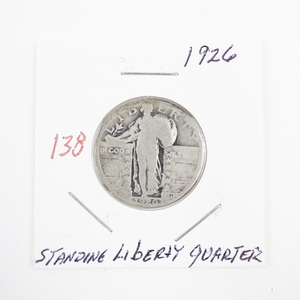 lot 138 image: 1926 Standing Liberty Quarter
