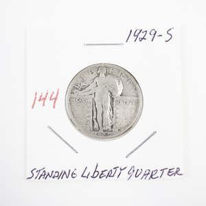 lot 144 image: 1929-S Standing Liberty Quarter
