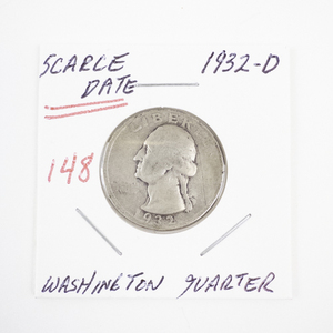 lot 148 image: 1932-D Washington Quarter Scarce Date