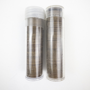 lot 328 image: 2 Rolls of Teens-Fourties Circulated Coins in Plastic Tubes