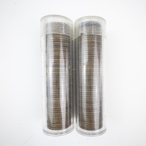 lot 331 image: Lot of 2 Rolls of Coins in Plastic Tubes