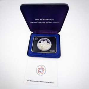 lot 354 image: 1973 Bicentennial Sterling Silver Medal ARBA Series Proof