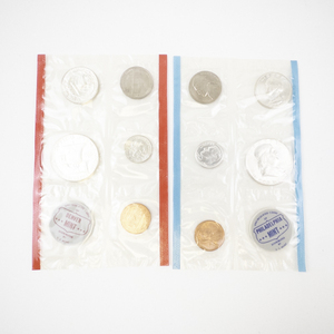 lot 374 image: 1963 Silver Proof Philadelphia Mint Set Uncirculated Coins