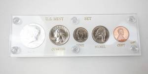 lot 383 image: 1965 U.S. Mint 40% Silver Special Mint Coin Set #383