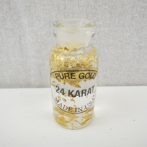lot 387 image: Vial of 24 Karat Gold Flakes - Weight Unknown
