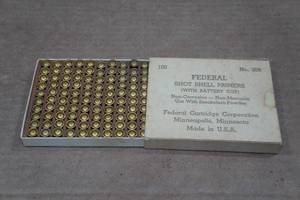 lot 263 image: 100 Federal Shotshell Primers