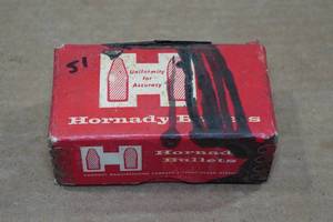 lot 274 image: 51 Hornady 6.5mm Caliber 140 Gr .264 Spire Point Bullets