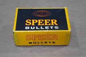 lot 280 image: 100 Speer 30 Caliber .308 165 Gr Spitzer Bullets