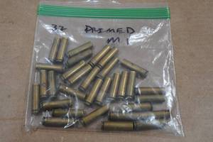 lot 282 image: 32 Primed .30 Cal Carbine Casings