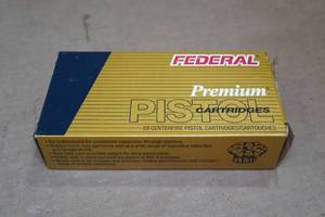lot 306 image: 50 Federal Premium .45 Auto P 200 Gr Expanding FMJ Ammo