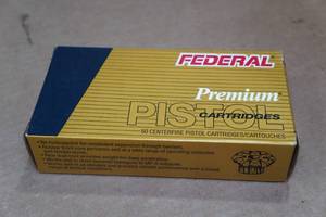 lot 308 image: 50 Federal Premium .45 Auto P 200 Gr Expanding FMJ Ammo