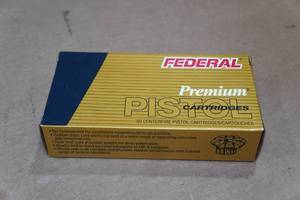 lot 309 image: 50 Federal Premium .45 Auto P 200 Gr Expanding FMJ Ammo