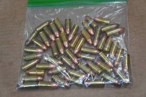 lot 328 image: 50 Loose 9mm Luger FMJ Ammo