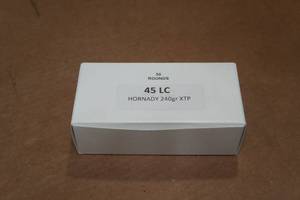 lot 334 image: 50 .45 LC 240 Gr Hornady XTP Ammo