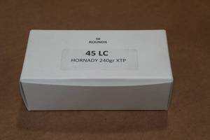 lot 335 image: 50 .45 LC 240 Gr Hornady XTP Ammo