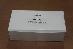 lot 336 image: 50 .45 LC 240 Gr Hornady XTP Ammo