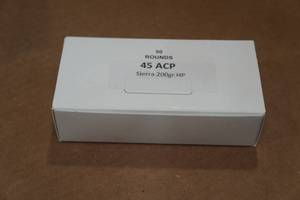 lot 337 image: 50 .45 ACP 200 Gr Sierra HP Ammo