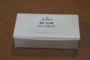 lot 347 image: 50 .40 S&W 200 Gr Sierra HP Ammo