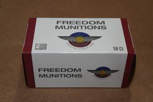 lot 360 image: 50 Freedom Munitions 5.56mm 55 Gr FMJ Ammo