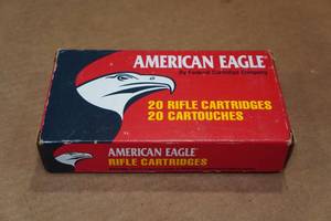 lot 364 image: 20 American Eagle .30-06 Sprg 150 Gr FMJ BT Ammo