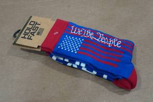 lot 7 image: Hold Fast We The People Crew Socks