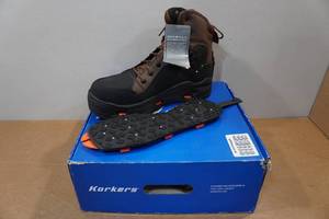 lot 23 image: Korkers Mens Buckskin Wading Boots - Size 14