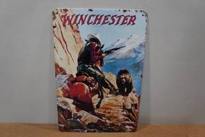 lot 91 image: Novelty Metal Sign - Winchester