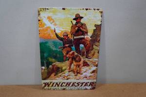 lot 92 image: Novelty Metal Sign - Winchester