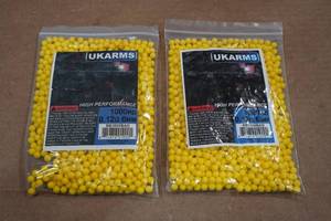 lot 129 image: 2 Packs UKArms High Performance Airsoft Pellets