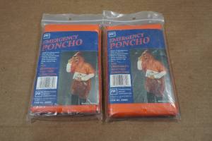 lot 130 image: 2 Emergency Ponchos