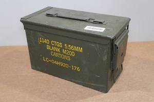 lot 173 image: Metal Ammo Can