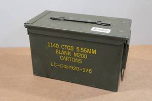 lot 174 image: Metal Ammo Can