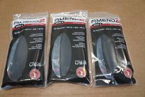 lot 197 image: 3 Amend 2 30 Round AR-Format Magazines