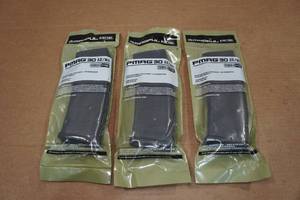 lot 200 image: 3 Magpul 30 Round AR-Format Magazines