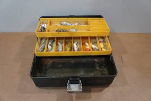 lot 209 image: Tackle Box with Assorted Lures