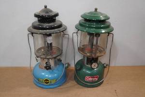lot 213 image: 2 Lanterns - Coleman & Sears
